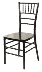 Chiavari Resin Black Chair