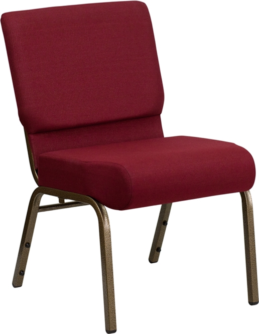 Burgundy 21" Chapel Chair, Cheap prices Church Chairs, Sanctuary Chairs