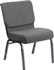 Gray -church chair, discount church chairs, comfort church chairs, church chairs less,