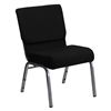 <SPAN style="FONT- WEIGHT:bold; FONT-SIZE: 11pt; COLOR:#008000; FONT-STYLE:">Black 18.5" Church Chair-Discount Prices<SPAN>