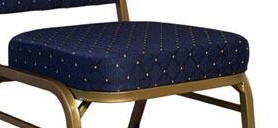 Blue Fabric Banquet Chair