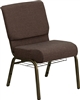 BROWN 21" Chapel Chair, Cheap Pew Chairs, Chapel Chairs, Church Chairs, Wholesale Chapel Chairs