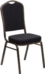 FREE SHIPPING BLACK FABRIC BANQUET CHAIRS