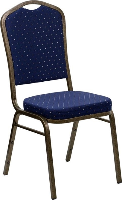 BLUE CROWN BACK CHAIRS