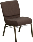 Brown 21" Chapel Chair, Cheap Pew Chairs, Chapel Chairs, Church Chairs, Wholesale Chapel Chairs