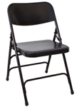 Black Metal Folding Chair