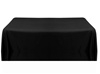 Black 60 x 102" Banquet Tablecloth