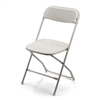 BUY White Plastic Folding Chair - Illionis Cheap Plastic folding chairs, White Poly Samsonite Folding Chairs, lowest prices folding chairs