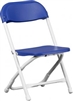 children White Plastic Folding Chair - Illionis Cheap Plastic folding chairs, White Poly Samsonite Folding Chairs, lowest prices folding chairs