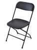 <SPAN style="FONT- WEIGHT:bold; FONT-SIZE: 11pt; COLOR:#E80D0D; FONT-STYLE:"> Black  Poly Folding Chair - Free Shipping<SPAN>