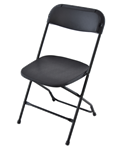 FREE SHIPPING Black Folding Chairs | Texas Plastic Folding Chairs Wholesale Prices