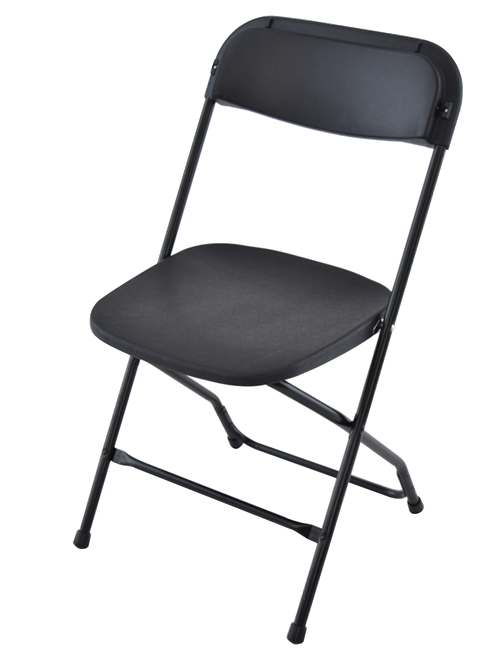 FREE SHIPPING Black Folding Chairs | Texas Plastic Folding Chairs Wholesale Prices