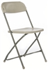 Free Shipping Beige Folding Chairs | Cheap Poly Folding Discount Chairs