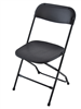 Black Plastic Folding Chair at Discount Wholesale Prices