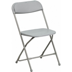Gray  Plastic Folding Chair, Poly Brown Wholesale Chairs, lowest prices plastic folding chair