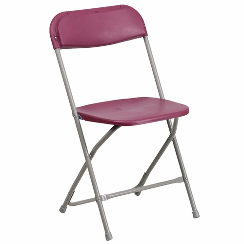 Discount Prices Red Folding Poly Chair