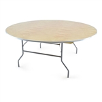 72" Round FREE SHIPPING Folding Table,  Florida Plywood Folding Tables, Lowest prices folding tables