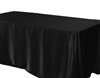 50 x 120" Satin Banquet Tablecloth