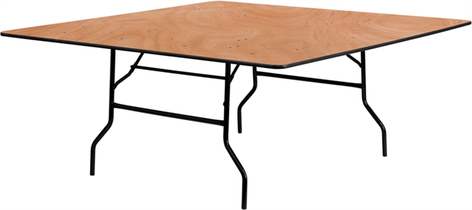 72" Square PLYWOOD FOLDING TABLES, WHOLESALE PLYWOOD FOLDING