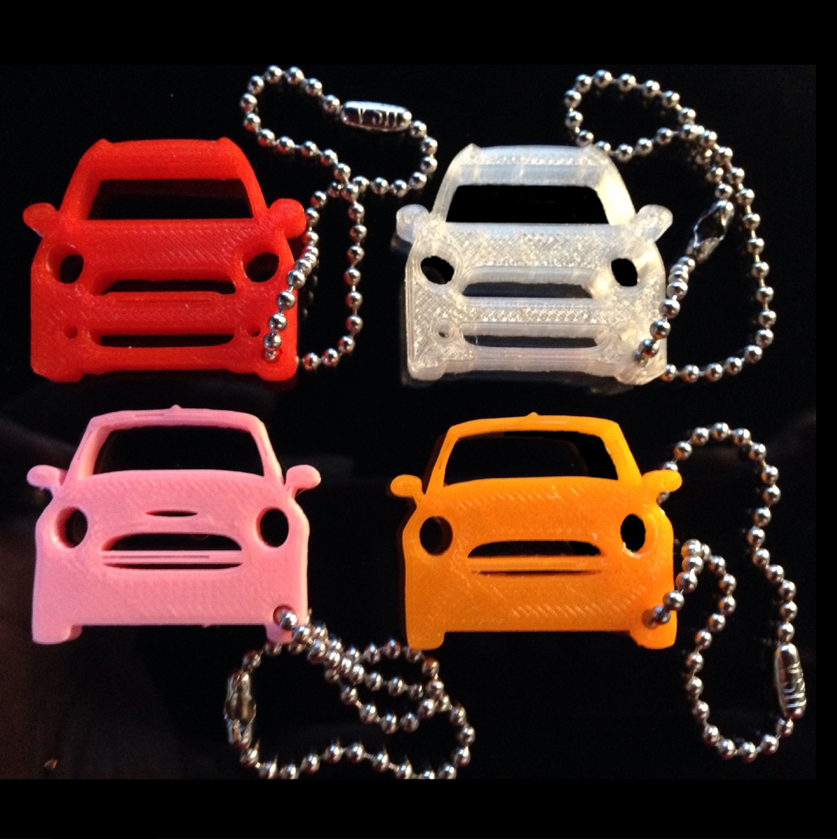 3D Printed car keychains by 3d_print