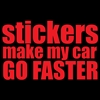 Stickers Make Car Faster
