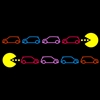 PacMan Chasing MINIs 5 color L/R Set