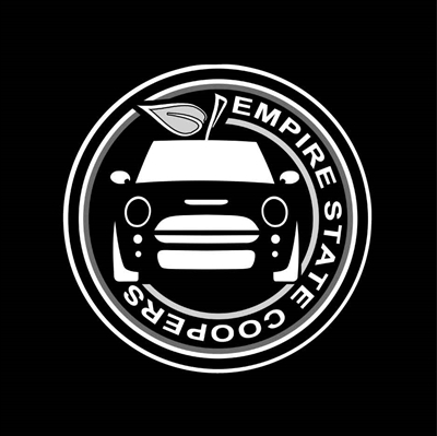 Empire State Coopers Grey Vinyl Decal or Grill Badge