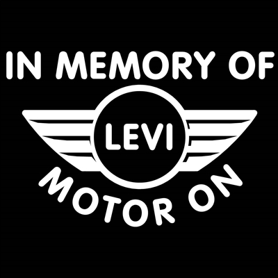 Levi Memorial Decal