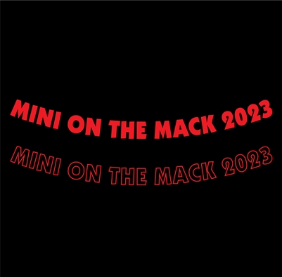 MOTM 2023 MINI ON THE MACK Windshield Banner