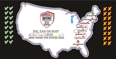 MTTS 2022 Door Map Vinyl Decal 11.75 x 18