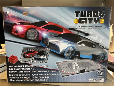 Turbo City Slot Car Large & Small Set SAVE $10