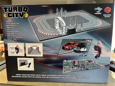Turbo City Worlds Smallest Slot Car Race Small Set