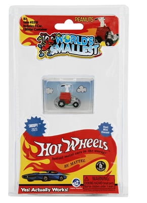 World's Smallest Snoopy Hot Wheels