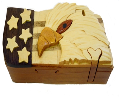 USA Eagle Puzzle Box