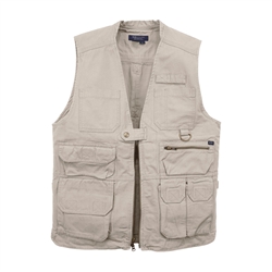 5.11 TACTICAL VEST, KHAKI, LARGE