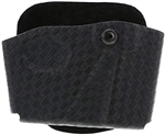 SAFARILAND MODEL 573 OPEN TOP MAGAZINE AND HANDCUFF POUCH, BASKETWEAVE, RIGHT HANDED