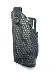 Safariland 6280 SLS Mid-Ride Level-II Retention, Glock 17, 22 w/SF X400; 19, 23 w/SF X400, STX Black Basket Weave, LH