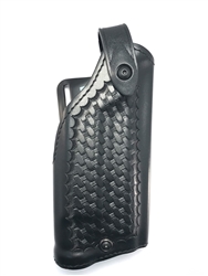 Safariland 6280 SLS Mid-Ride Level-II Retention, Glock 17, 22 w/X200, X300, X300U, Basket Weave Black, RH