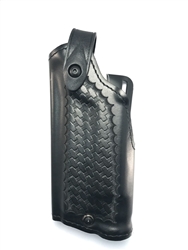 Safariland 6280 SLS Mid-Ride Level-II Retention, Glock 17, 22 w/X200, X300, X300U, Basket Weave Black, LH