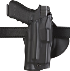 SAFARILAND 6378 ALS CONCEALMENT PADDLE HOLSTER W/ LIGHT (SUREFIRE X200, X300, STREAMLIGHT TLR-1), GLOCK 17, 22, RIGHT HANDED, BLACK