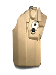 SAFARILAND 7376RDS HOLSTER FOR GLOCK 34/35 WITH LIGHT AND OPTIC, FDE, RH