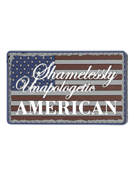 MORALE PATCH, UNAPOLOGETIC AMERICAN