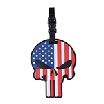 LUGGAGE TAG, PATRIOTIC PUNISHER