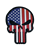 MORALE PATCH, PUNISHER- PATRIOTIC