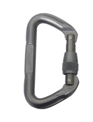 5ive Star Gear Omega Pacific 7000 Series Locking Tactical D Carabiner, Grey