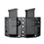 Bravo Concealment, Magazine Pouch, Double, Glock 17/19, P320 Compact/Full Size, S&W M&P, Black, Ambidextrous