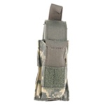 BLACKHAWK S.T.R.I.KE. SINGLE PISTOL MAG POUCH W/TALON-FLEX INSERT, ACU PATTERN(MOLLE)