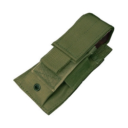 BLACKHAWK S.T.R.I.KE. SINGLE PISTOL MAG POUCH W/TALON-FLEX INSERT, Olive Drab (MOLLE)