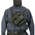 Blackhawk Patrol Radio Chest Harness, Black