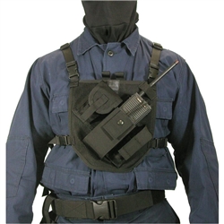 Blackhawk Patrol Radio Chest Harness, Black